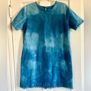 Organic cotton dress indigo dye | Oaxaca